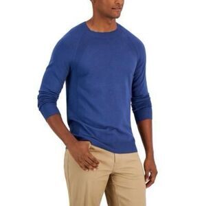 Alfani Mens Ribbed Trim Pullover Crewneck Sweater Size 2X